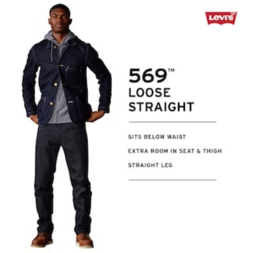 Men's Levi's® 569™ Stretch Loose-Fit Straight-Leg